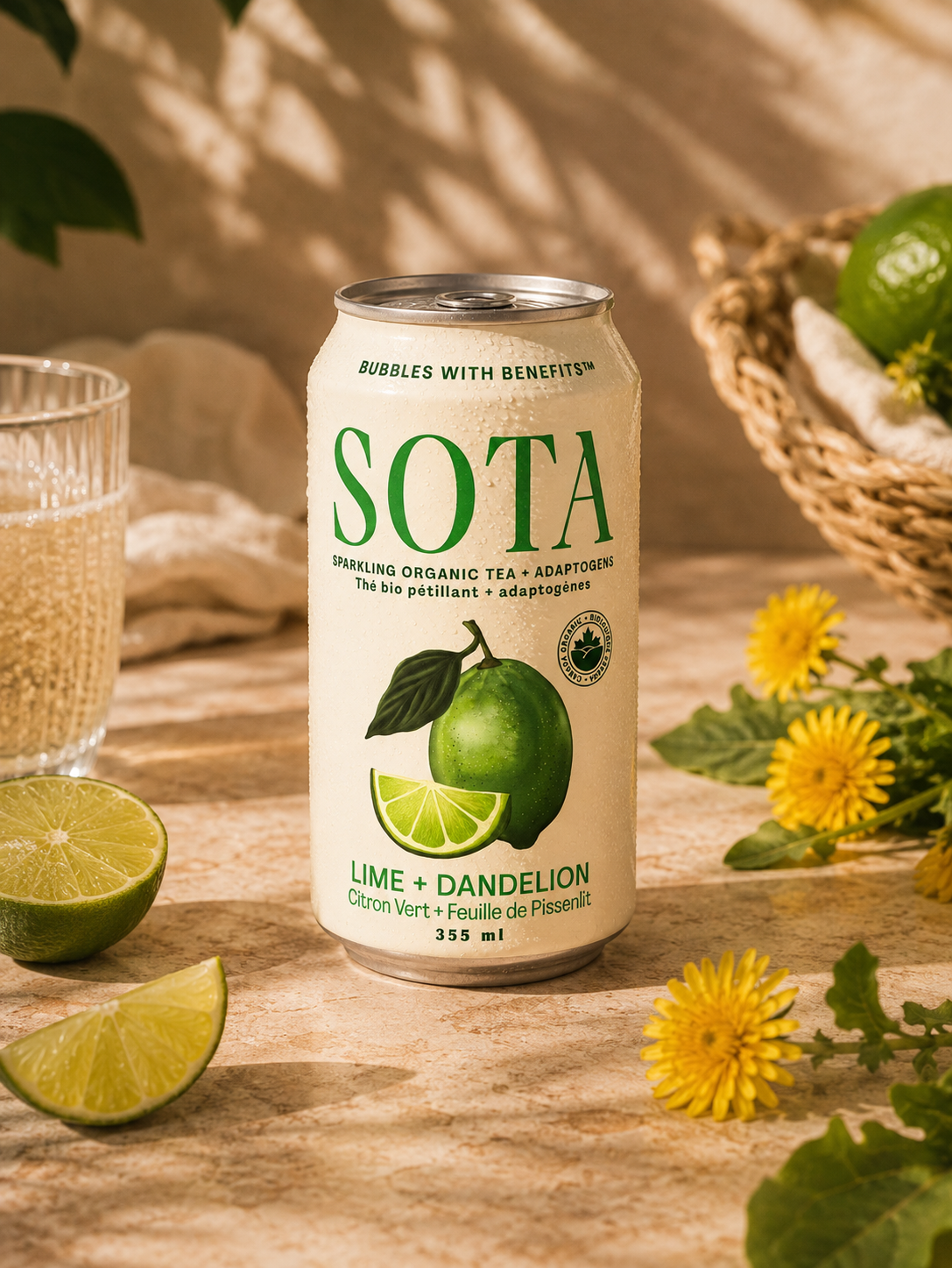 Lime + Dandelion 12 Pack